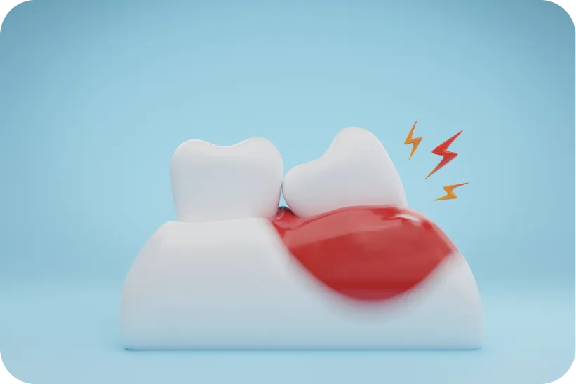 gum problem icon representation.